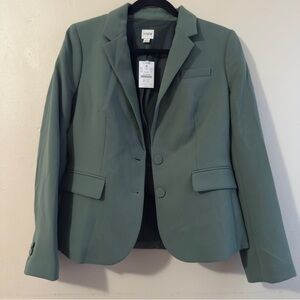 NWT J. Crew Women's Green Blazer, Size 4 Sage Green